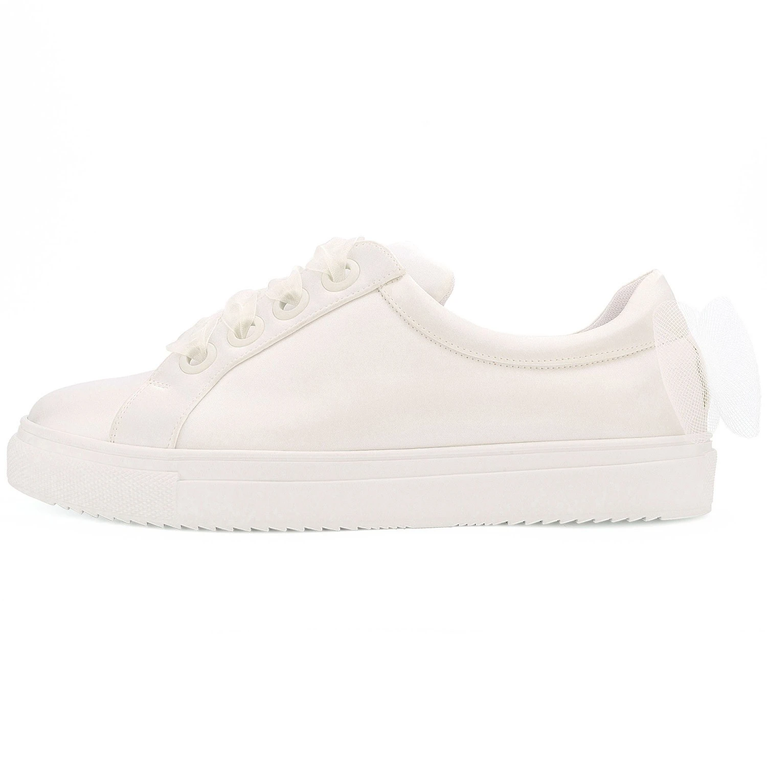 Baskets De Mariage En Satin Emily Avalia