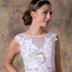 Body Mariée Dentelle Et Appliques Florales Poinsettia