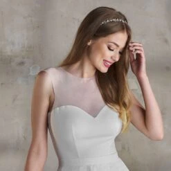 Body Mariée Bustier Satin Et Tulle Dahlia