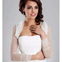 Boléro De Mariée Tulle Stretch Catalina