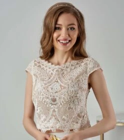 Boléro Mariée Dentelle Manches Courtes Lola