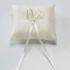 Petit Coussin Alliance Satin Lisse Et Cristal Ave