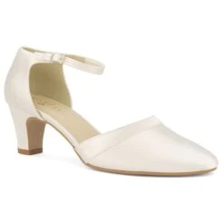 Chaussure Mariage Satin Ivoire Emma Avalia