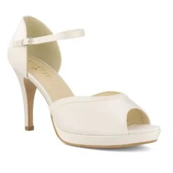Chaussure Mariage Ivoire Bout Ouvert Ines Avalia