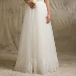 Jupe Mariée Longue En Dentelle Jeanne