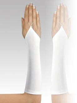 Gants De Mariée Mi-longs En Satin Mat Maria