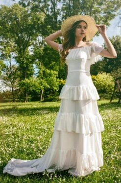 Robe De Mariée Boho Hippie Chic Cassandre