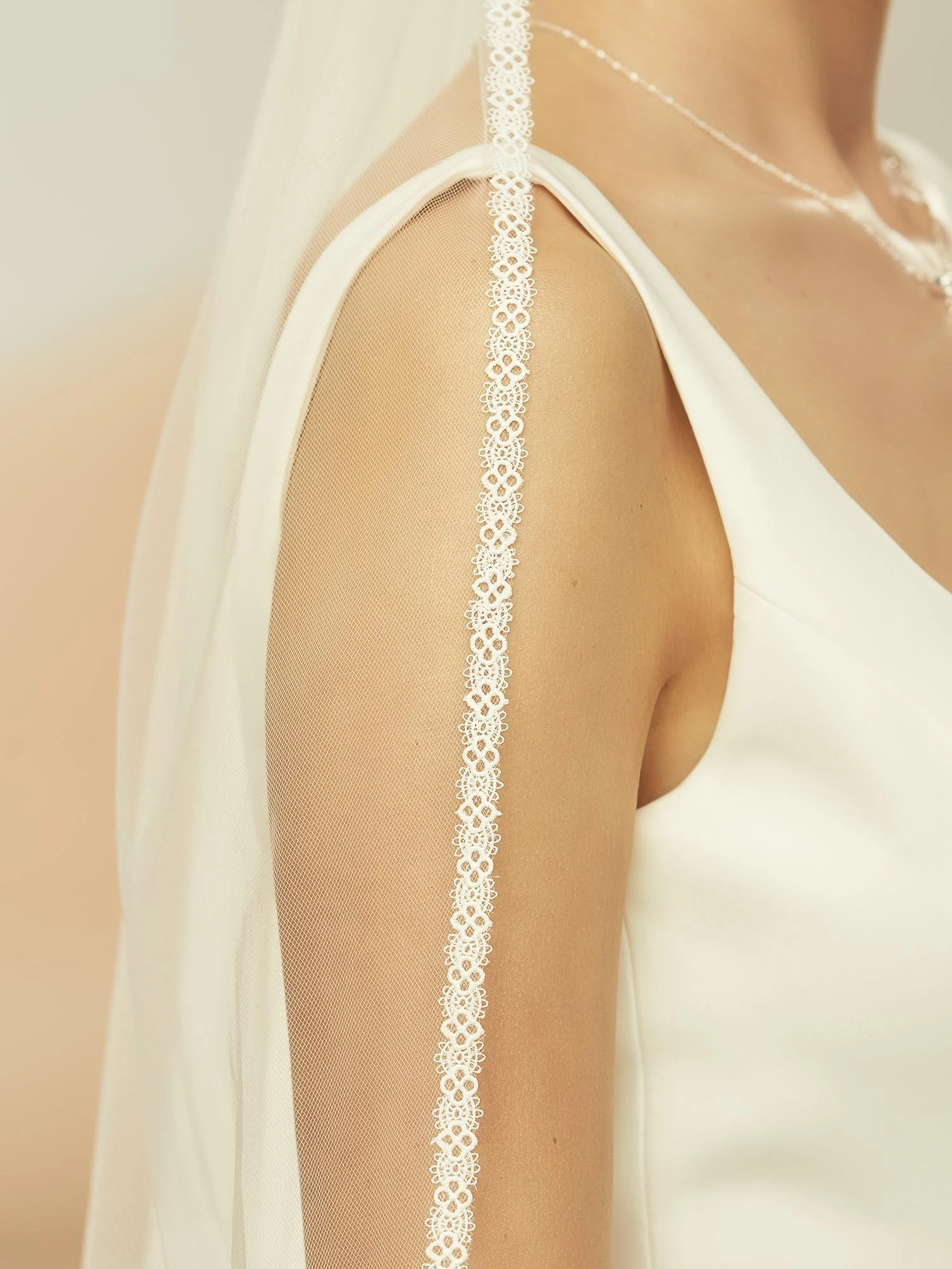 S400 Bianco Evento - Voile Mariage Dentelle Bohème – Image 2