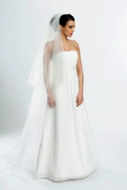 Voile Mariage 80 Strass Swarovski Hortensia