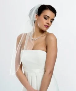 Voile Mariée Avec 30 Strass Swarovski Novia